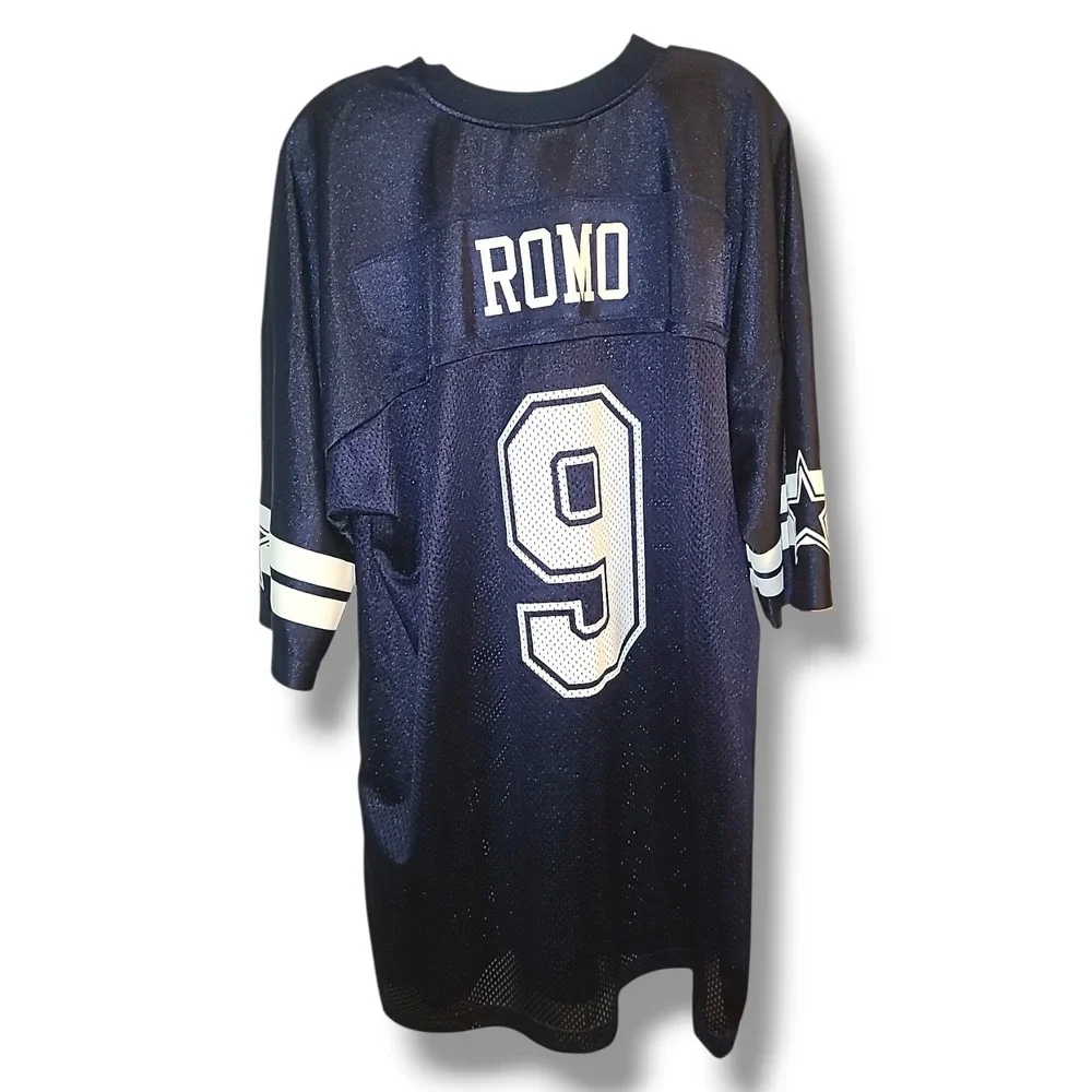 Dallas Cowboys Tony Romo #9 Jersey 2XL Navy Blue NFL Football Vintage 2000s
